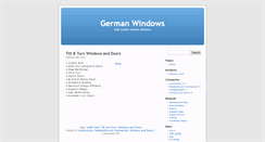 Desktop Screenshot of germanwindows.com